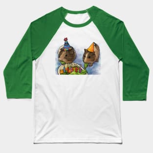Piggy Power -Guinea Pig Birthday Party Baseball T-Shirt